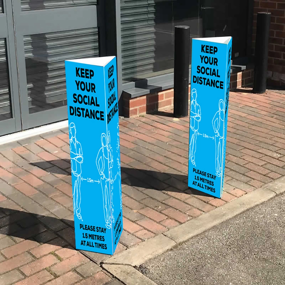 Show details for Corflute Bollard Signs