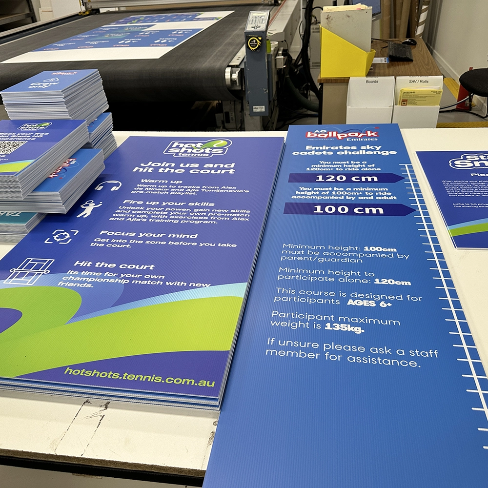 Show details for Corflute Flat Signs