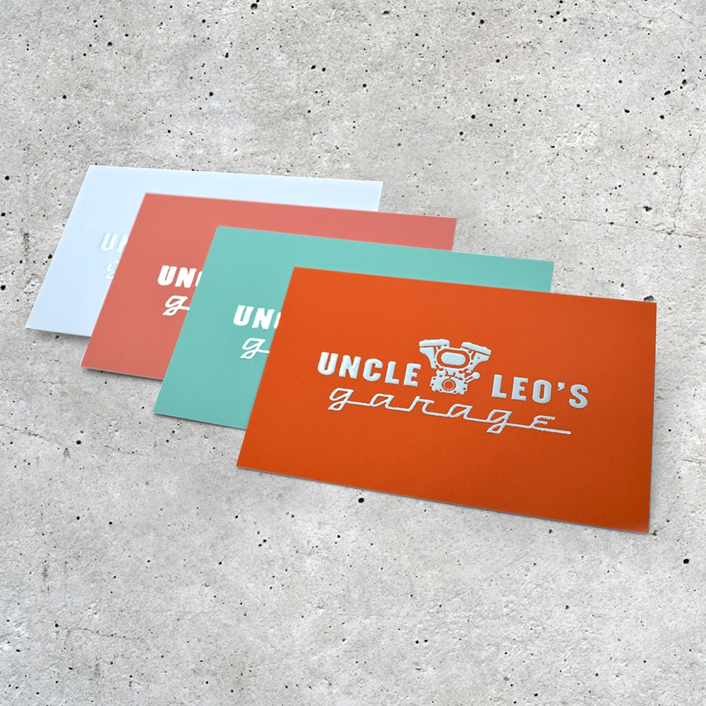 Show details for Business Cards + Metallic Silver Scodix 1 Side (450gsm)