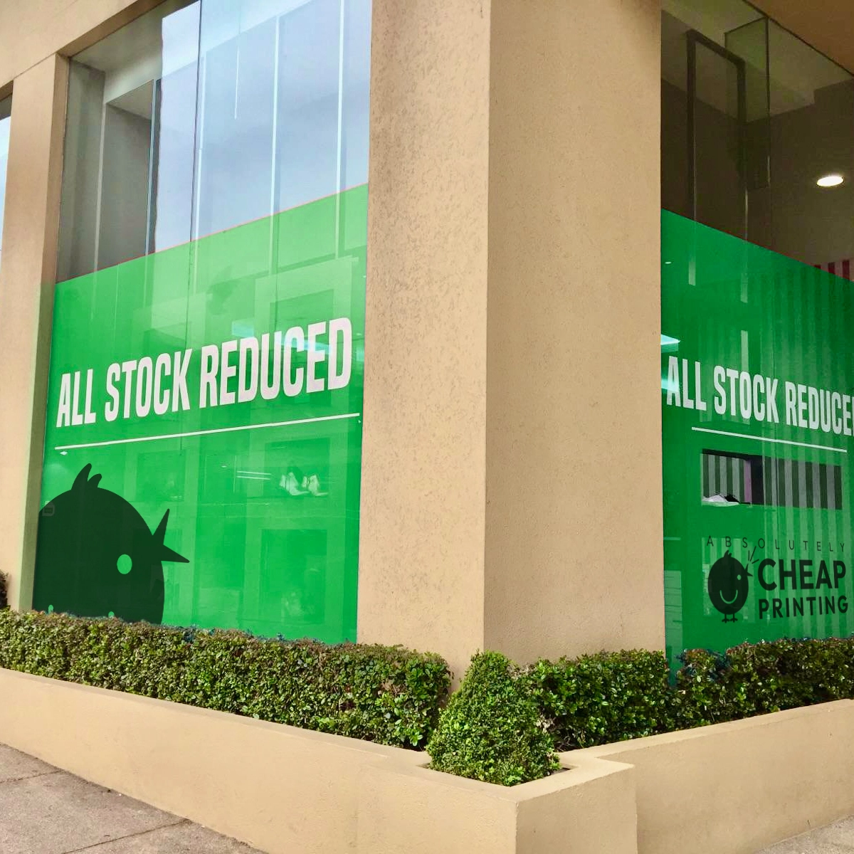 Show details for Window Decals One Way Vision